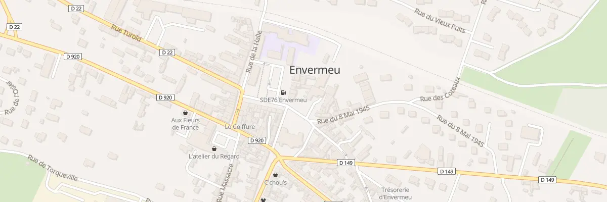 Plan du 6 Pl de l’Église à Envermeu