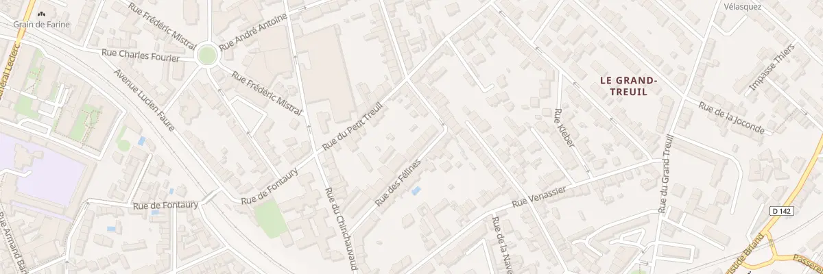 Plan du 21 Rue des Félines à Limoges