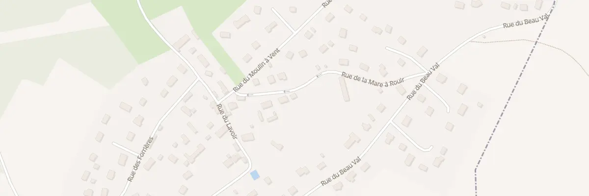 Plan du 6 Rue de la Mare à Rouir à Fontaine-Bellenger