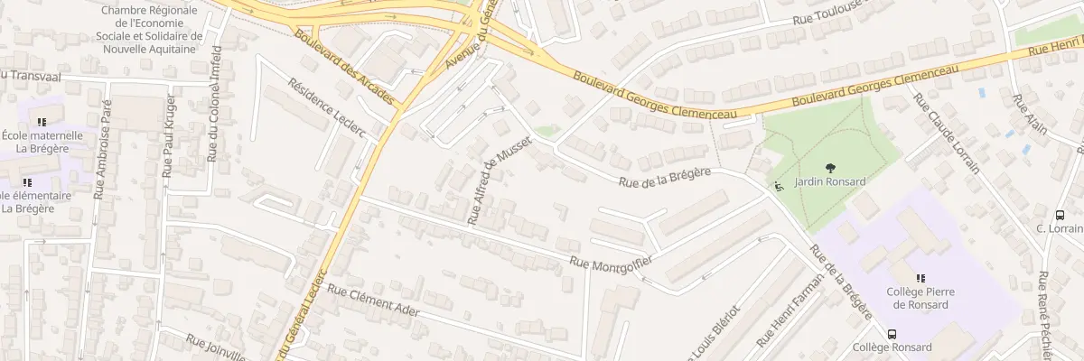 Plan du 181 Rue de la Bregère à Limoges