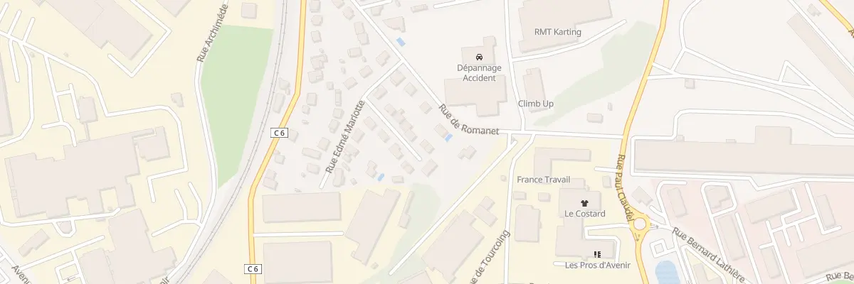 Plan du 17 Rue Emile Clapeyron à Limoges