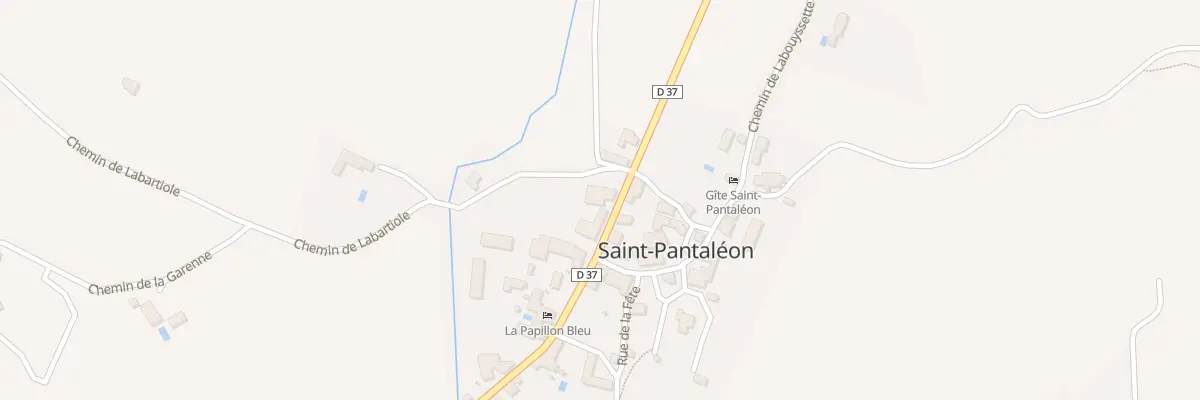 Plan du 5025 St Pantaleon à Barguelonne-en-Quercy