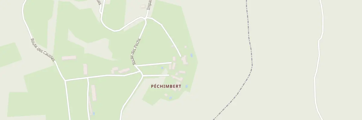 Plan du 28E Pechimbert à Florimont-Gaumier