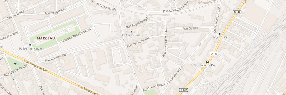 Plan du 15 Rue de l’Industrie à Limoges