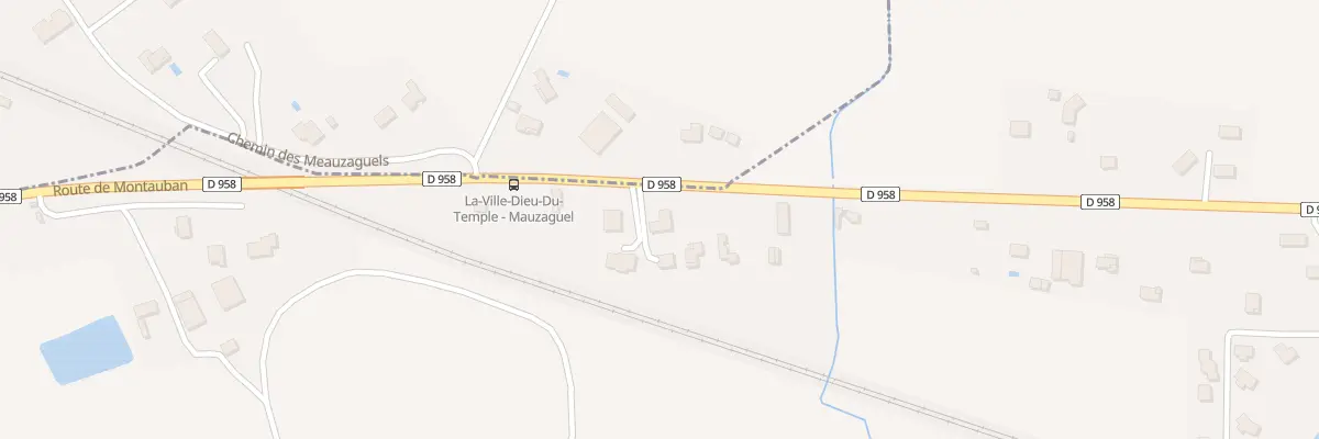 Plan du 4831 Rte de Castelsarrasin à Montbeton