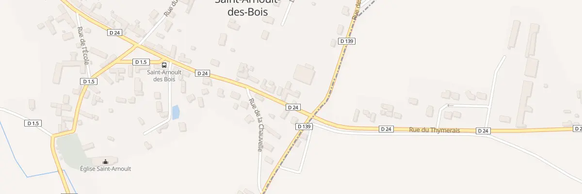 Plan du 2 Grande Rue à Saint-Arnoult-des-Bois