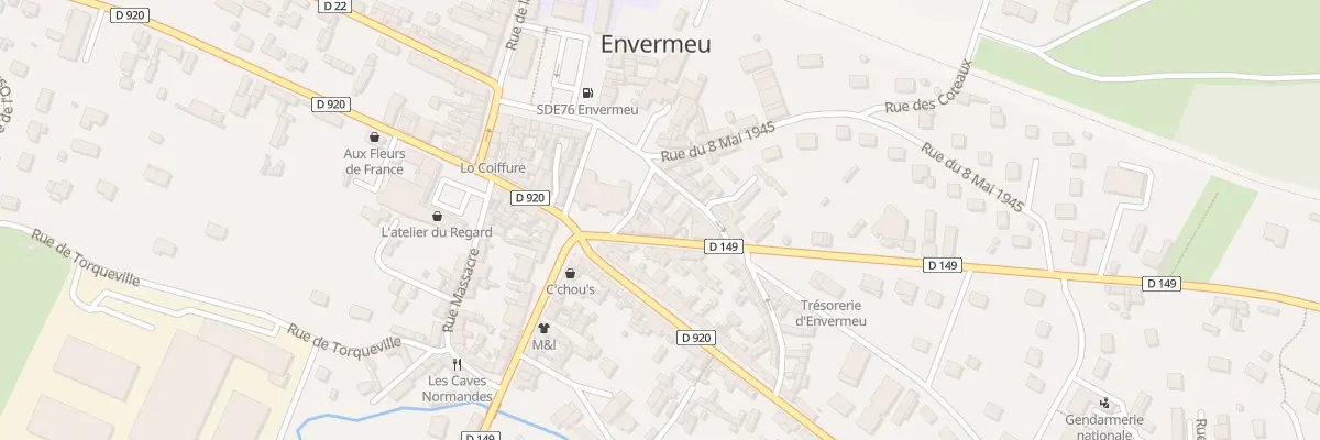 Plan du 45 Rue Abbé Cochet à Envermeu