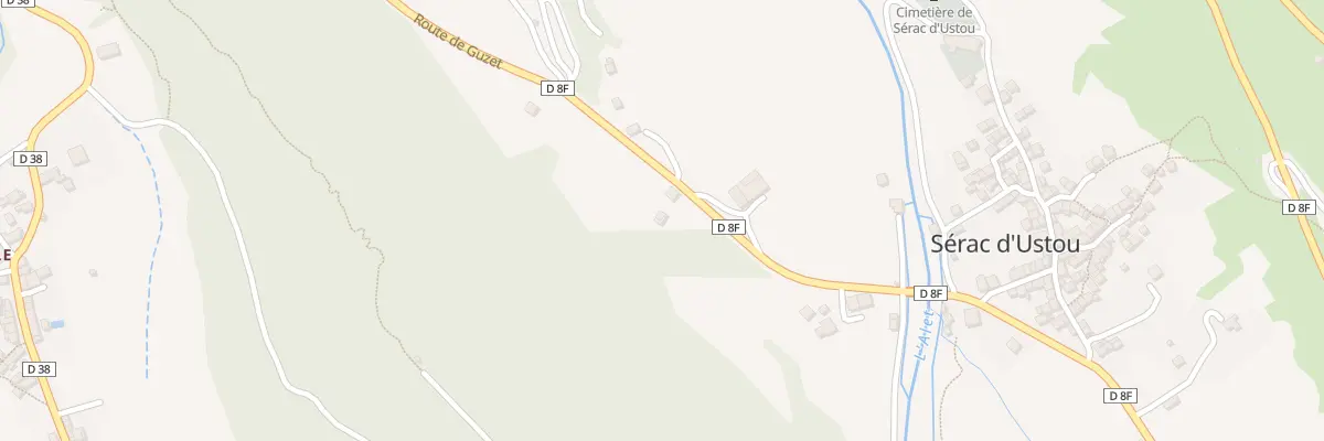 Plan du 243 Coste de Serac à Ustou