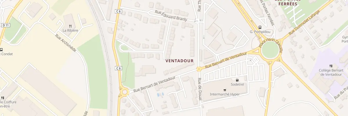 Plan du 21 Rue Albert Einstein à Limoges