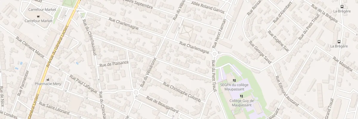 Plan du 20 Rue La Fayette à Limoges