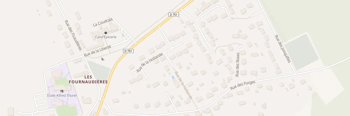 Plan du 7 Rue de la Hollande à Candé-sur-Beuvron