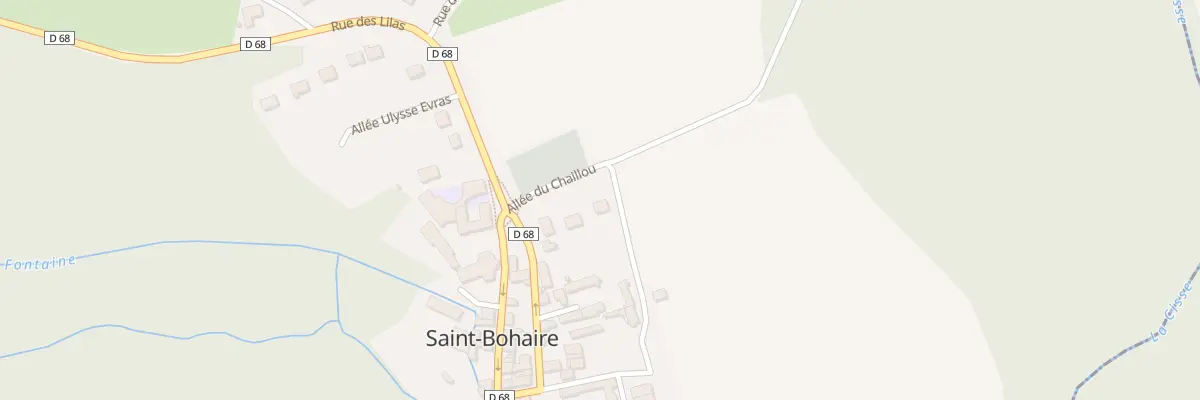 Plan du 4 All du Chaillou à Saint-Bohaire