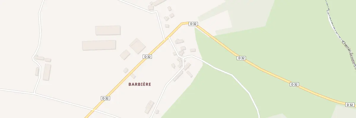 Plan du 6 Barbiere à Lignac