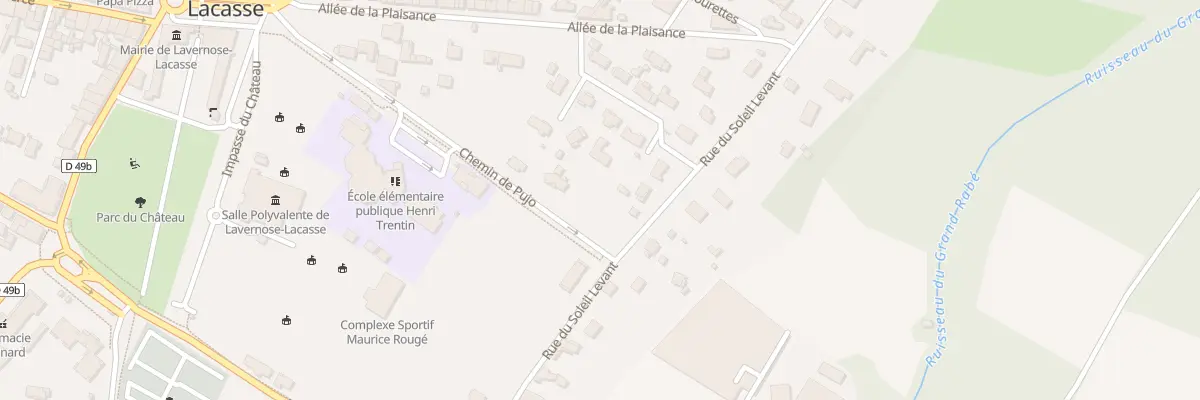 Plan du 23 Che de Pujo à Lavernose-Lacasse