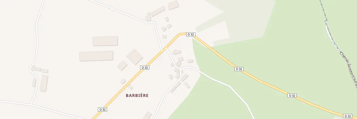 Plan du 15 Barbiere à Lignac