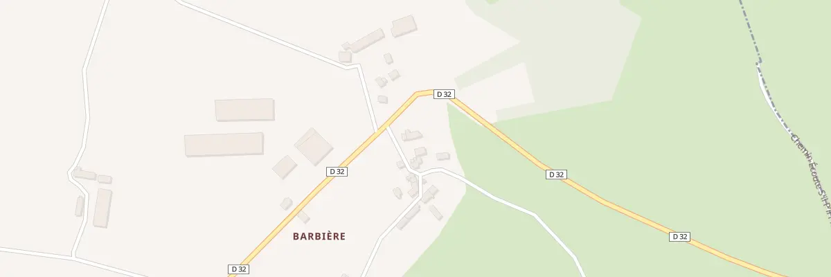 Plan du 13 Barbiere à Lignac