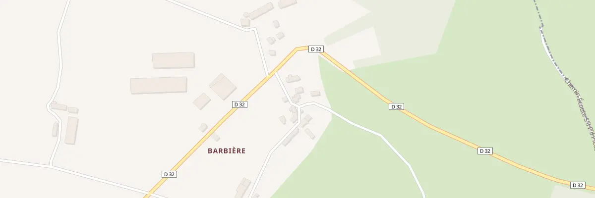 Plan du 17 Barbiere à Lignac