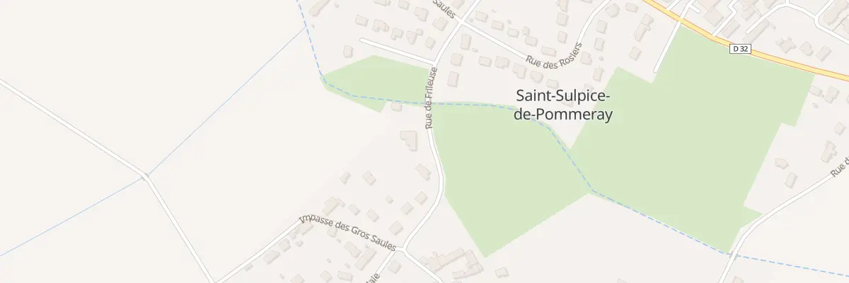 Plan du 13 Rue de Frileuse à Saint-Sulpice-de-Pommeray
