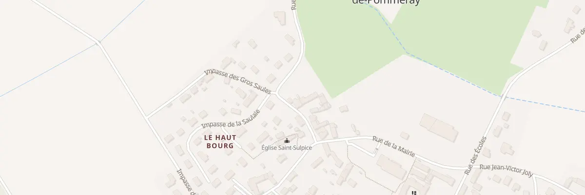 Plan du 12 Rue de Frileuse à Saint-Sulpice-de-Pommeray
