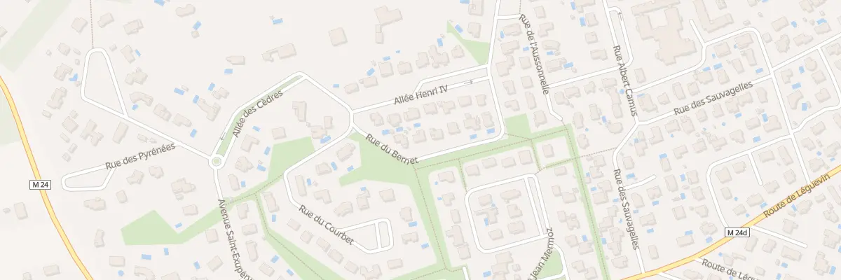 Plan du 3 Rue du Bernet à Pibrac