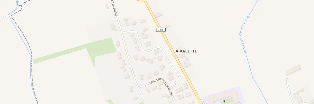 Plan du 7 Lot La Valette à Dieupentale