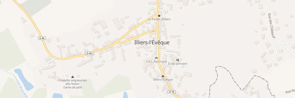 Plan du 1 Rue Jean de Lalande à Illiers-l’Évêque