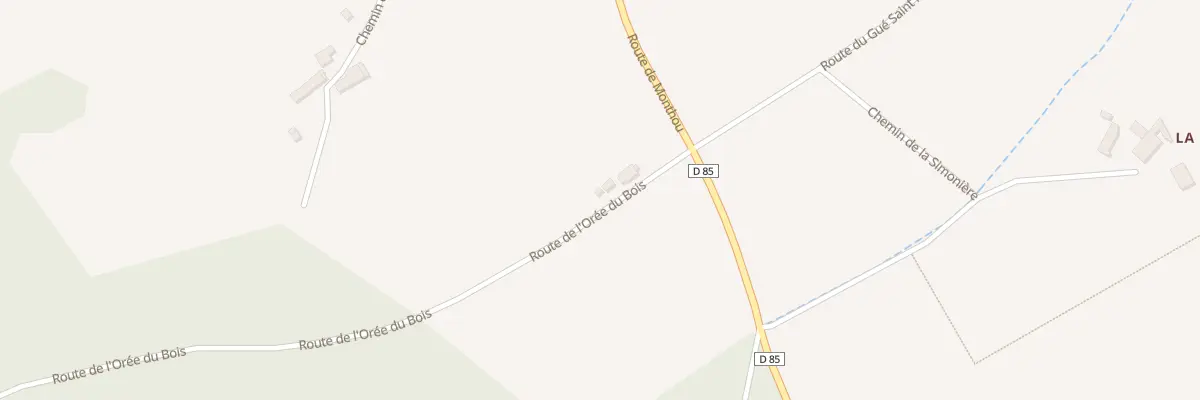 Plan du 34 La Bigoterie à Pontlevoy