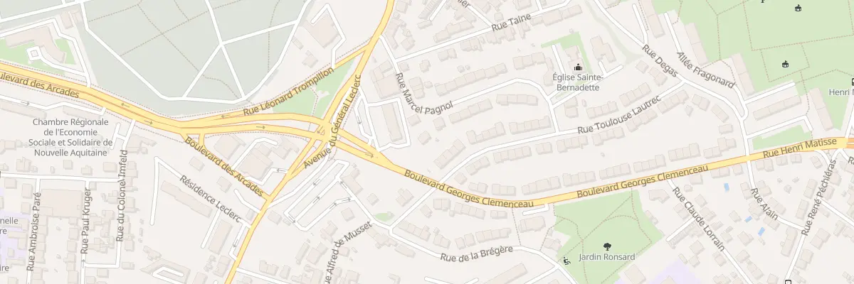 Plan du 14 Rue du Clos la Brégère à Limoges