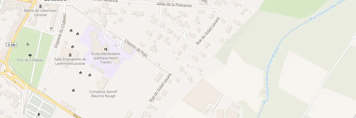 Plan du 14 Rue du Soleil Levant à Lavernose-Lacasse