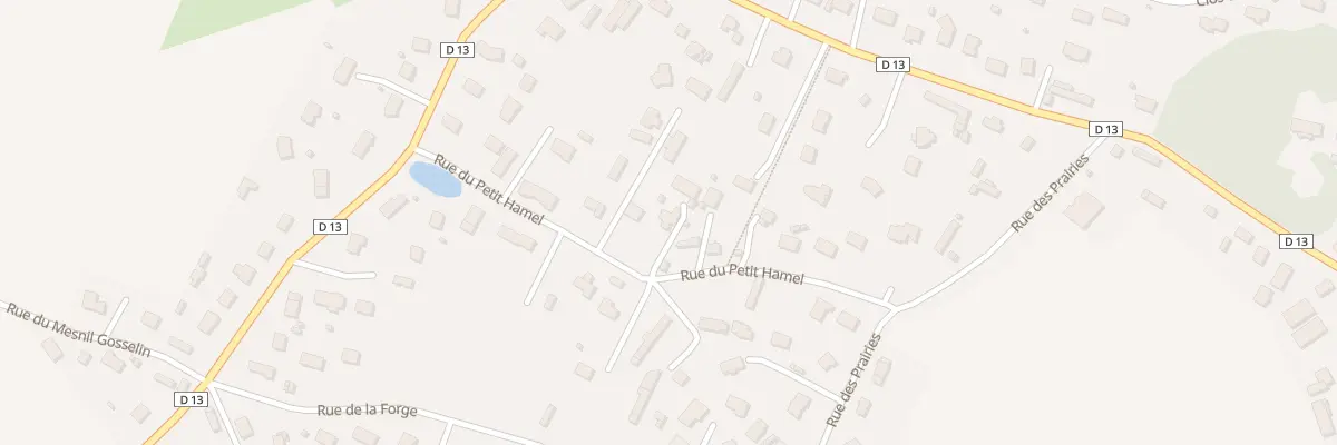 Plan du 372 Rue du Petit Hamel à Mesnil-Raoul