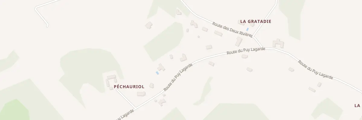 Plan du 176 Pechauriol à Archignac