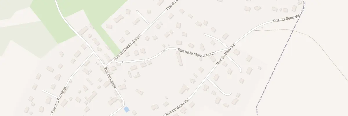 Plan du 8 Rue de la Mare à Rouir à Fontaine-Bellenger