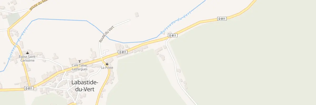 Plan du 5051 Au Bourg à Labastide-du-Vert