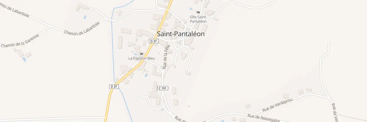 Plan du 5760F St Pantaleon à Barguelonne-en-Quercy