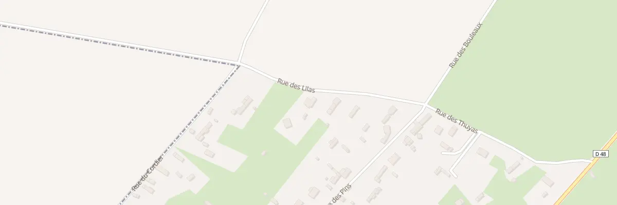 Plan du 9 Rue des Lilas à Ardouval