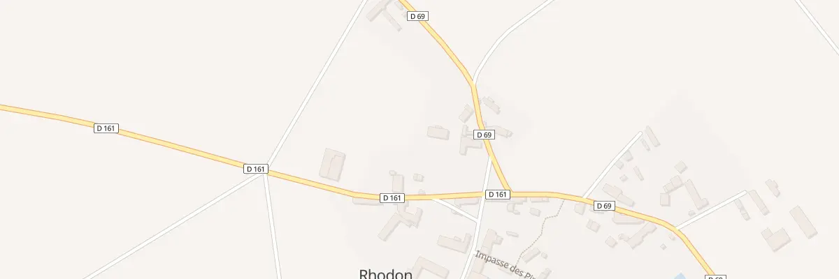 Plan du 2 Rue du Petit Vendomois à Rhodon