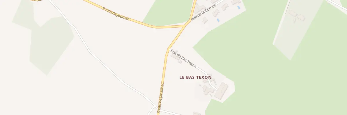 Plan du 5262 Le Bas Texon au Vigen