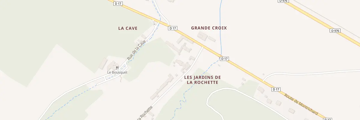 Plan du 2 Rue de la Rochette à Pouillé
