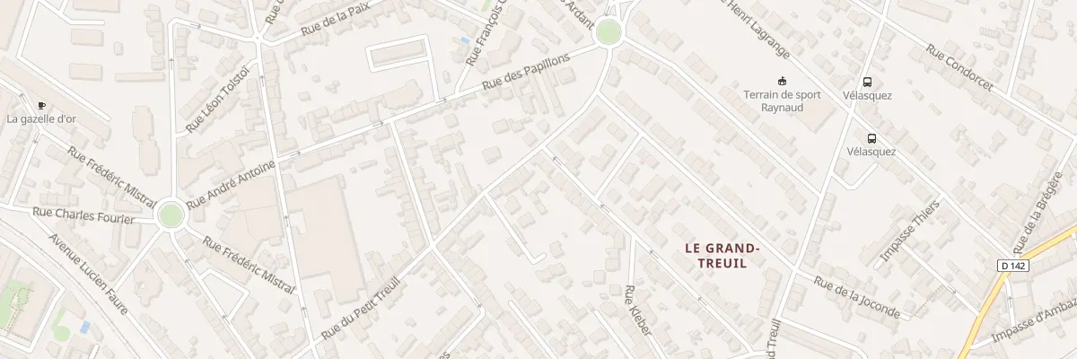 Plan du 45 Rue du Champ-Dorat à Limoges