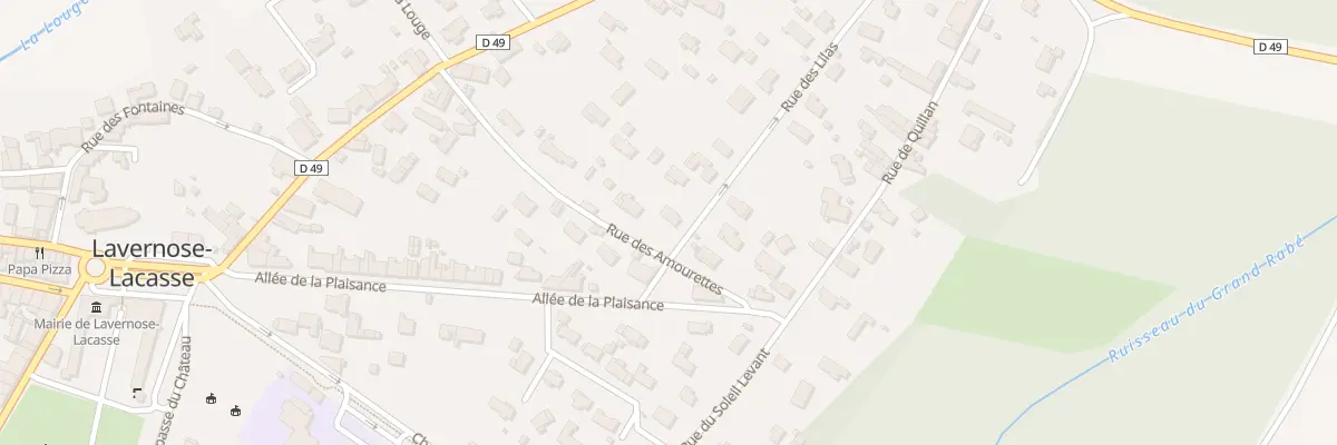 Plan du 15 Rue des Amourettes à Lavernose-Lacasse