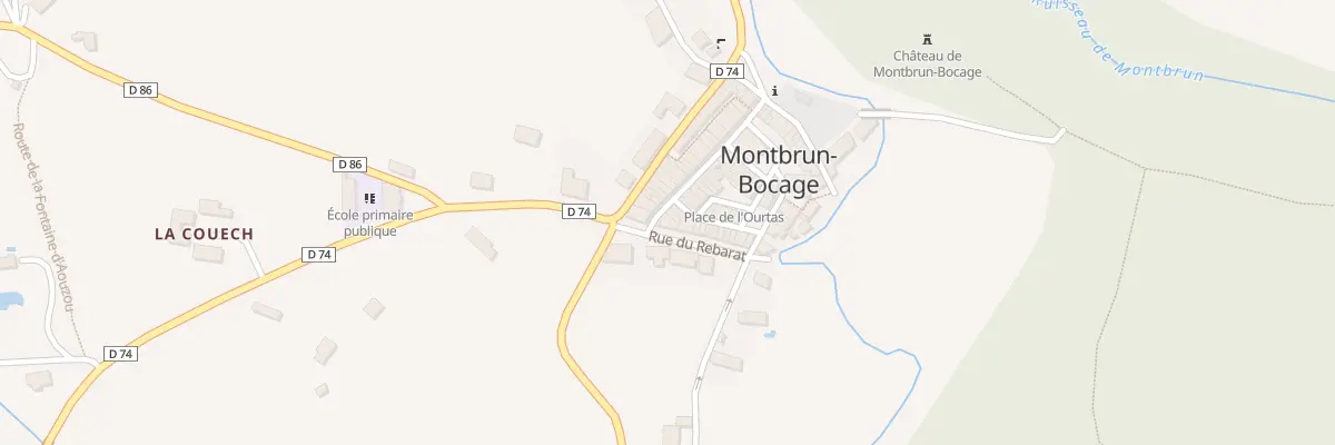 Plan du 193 Village à Montbrun-Bocage