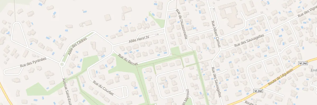 Plan du 9 Rue du Bernet à Pibrac