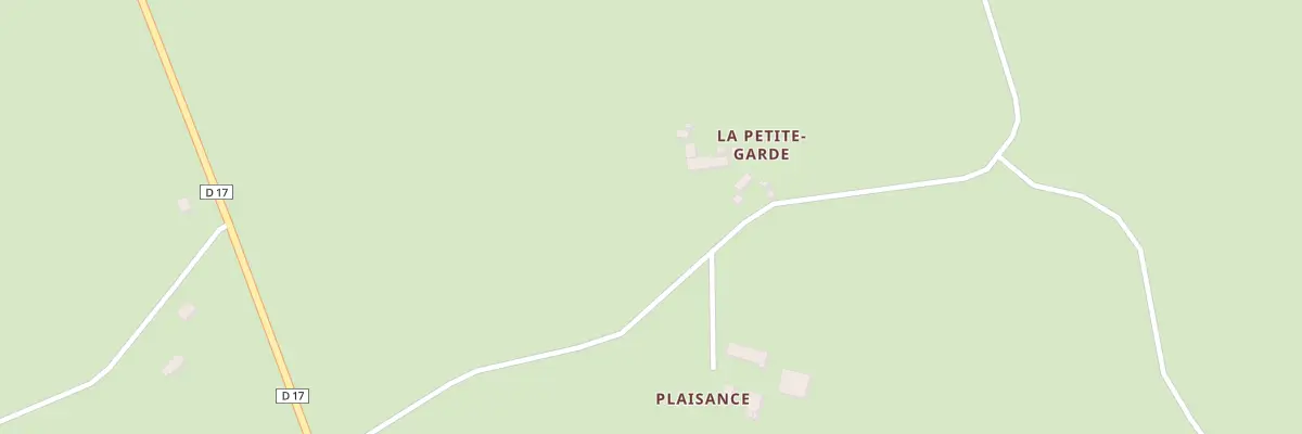 Plan du 1 La Petite Garde à La Roche-l’Abeille