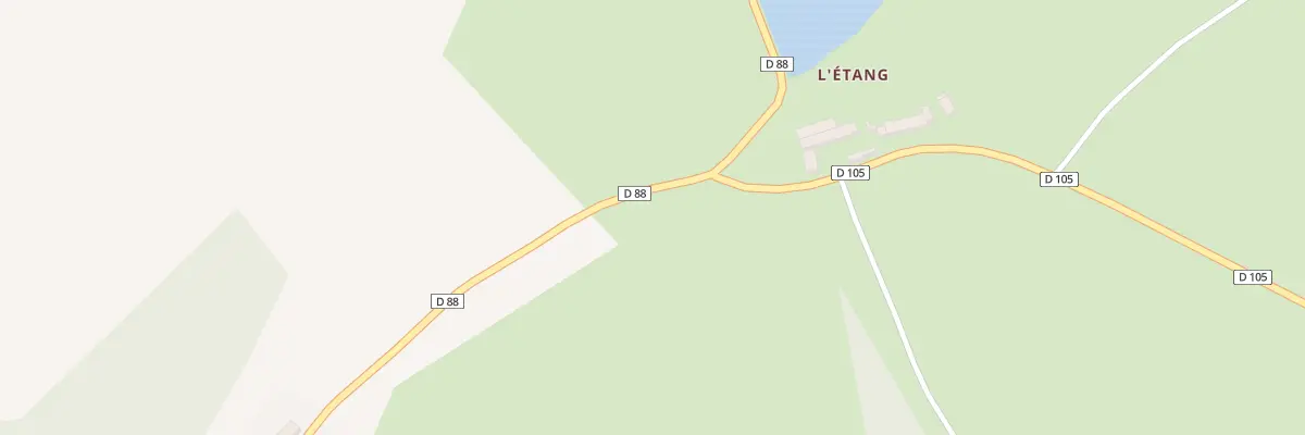 Plan du 1 L’Etang à Jouac
