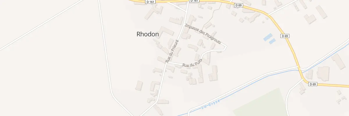 Plan du 1 Imp du Puits à Rhodon