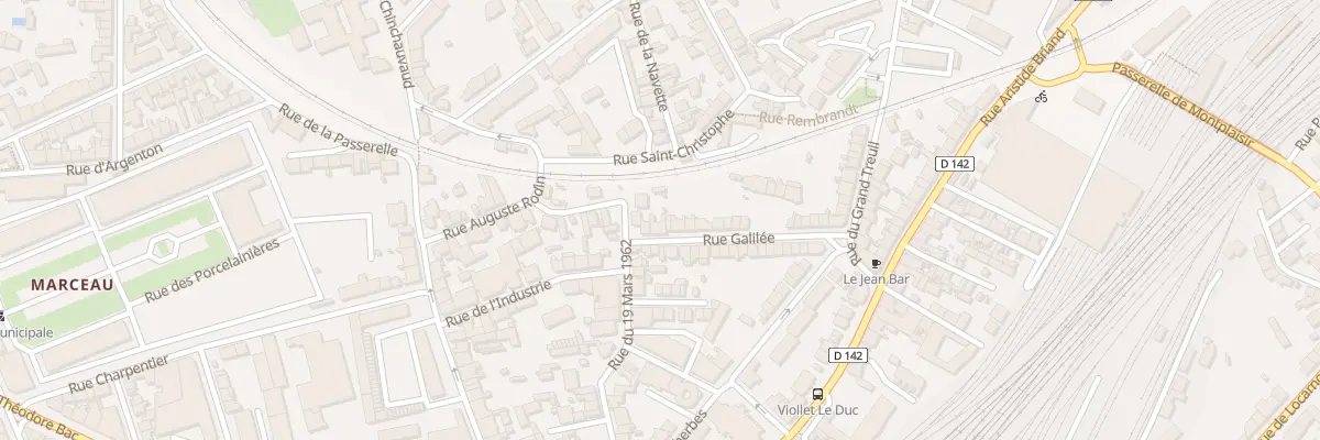 Plan du 5 Rue Galilée à Limoges