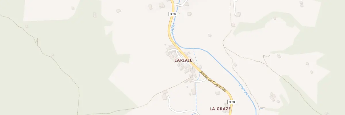 Plan du 348A Lariail à Ustou