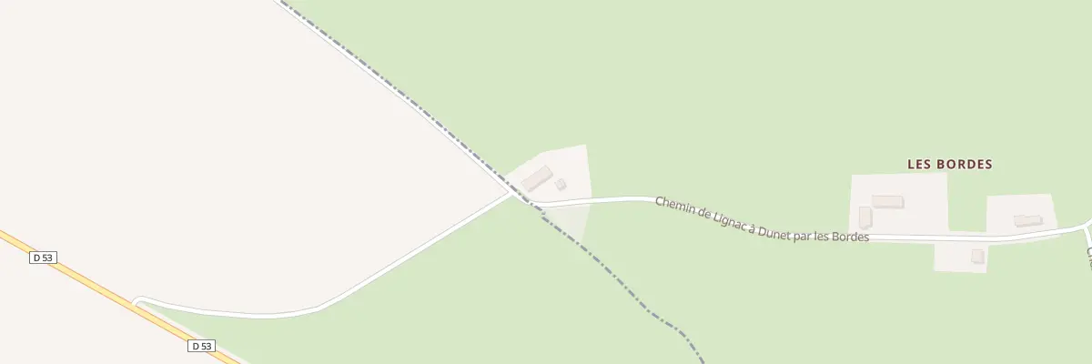 Plan du 5097 Les Bordes à Dunet