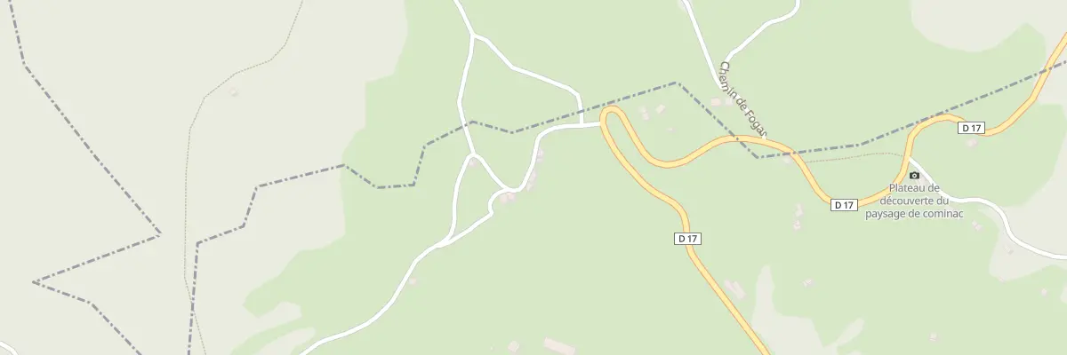 Plan du 5001 Pentussa à Ercé