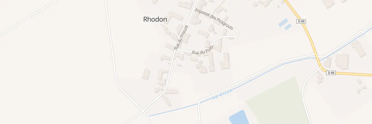 Plan du 2 Imp du Puits à Rhodon